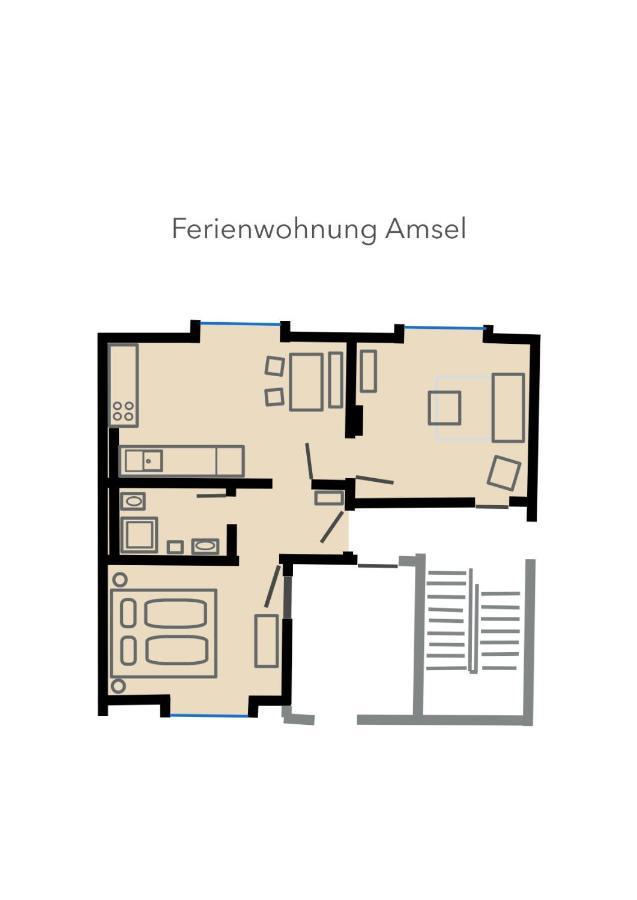 Ferienwohnung Amsel Essen Bagian luar foto
